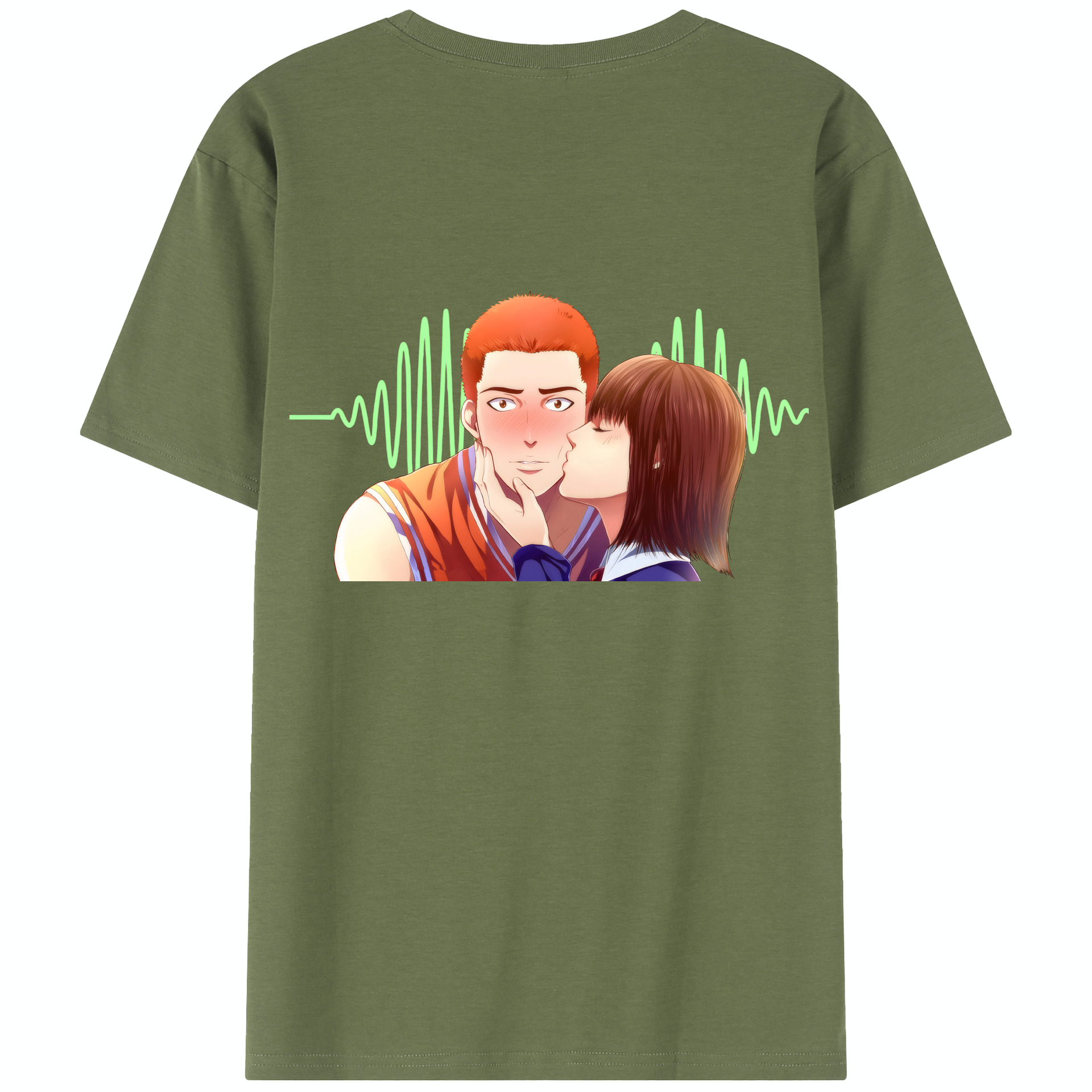 SLAM DUNK／スラムダンク 綿100％半袖Tシャツ（背面プリント）